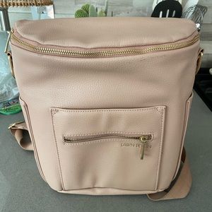 Fawn mini blush pink diaper bag